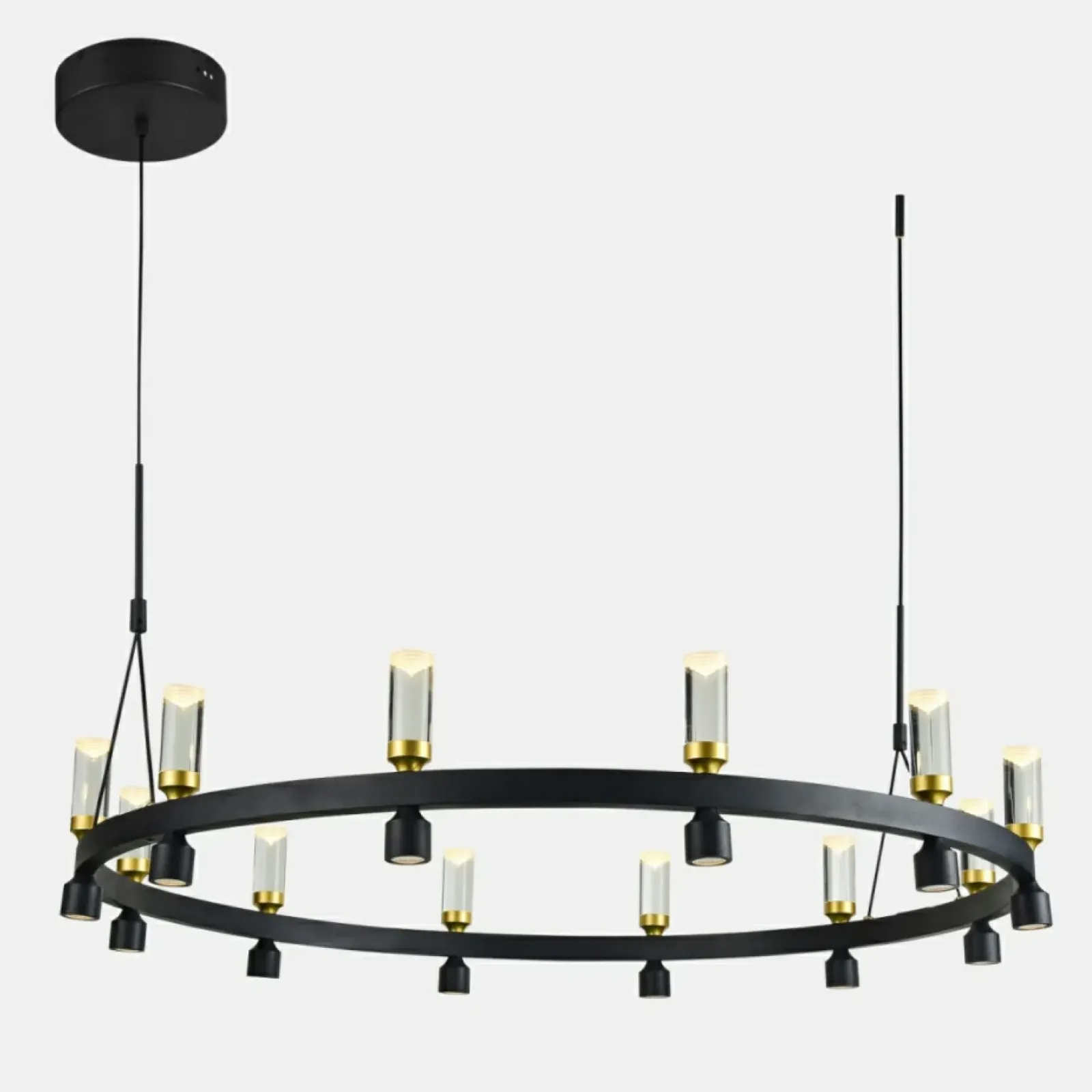 Sklep Kaja Żyrandol okręg LED ⌀101,8cm PND-83812-24 ALMELO | Kaja Oświetlenie Discount