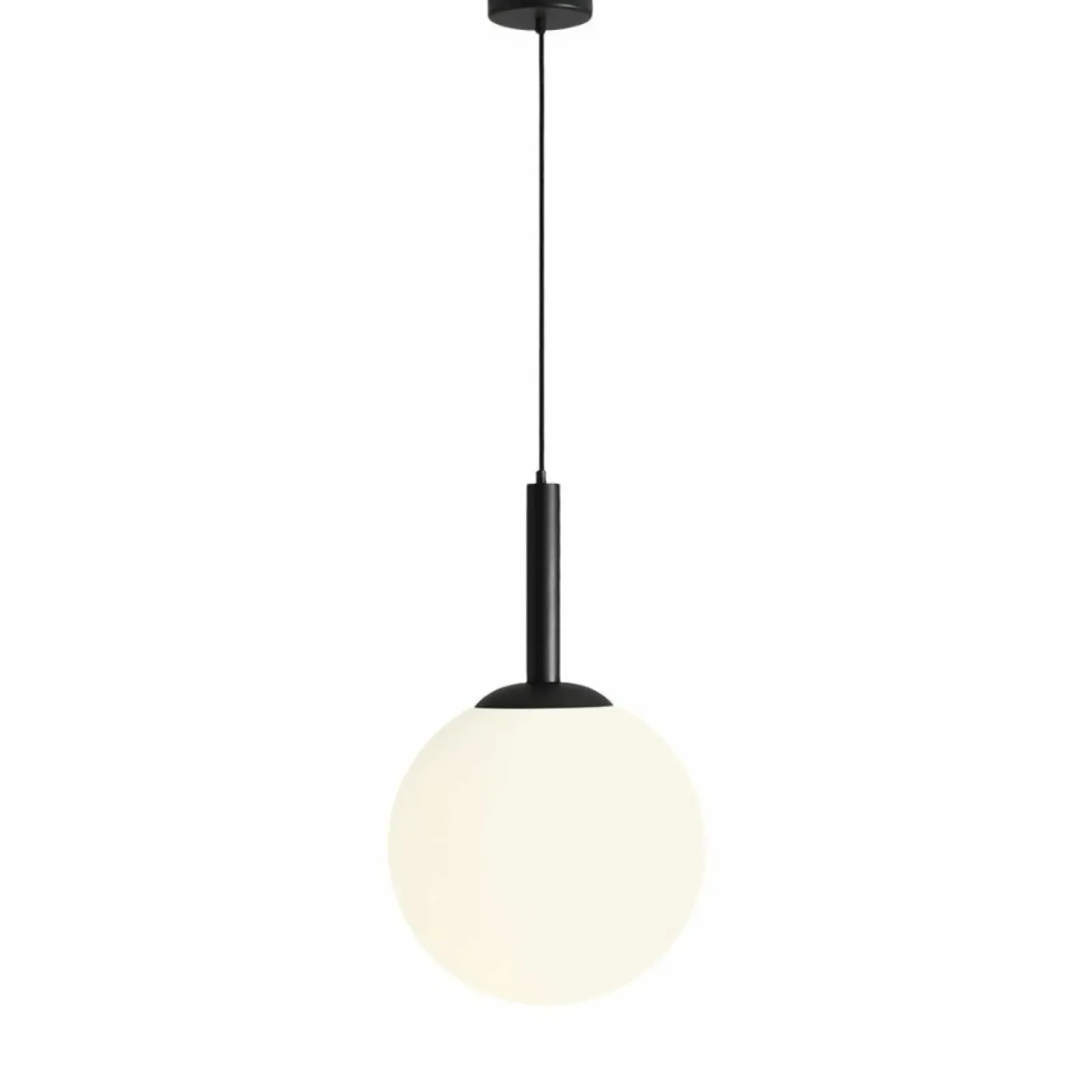 Sklep Kaja Żyrandol 3-punktowy czarny z kloszem 1087XL1 BOSSO | Kaja Oświetlenie Zadzwońporabattel.783200183(8-16)/mailsklep@kaja.com.pl Outlet