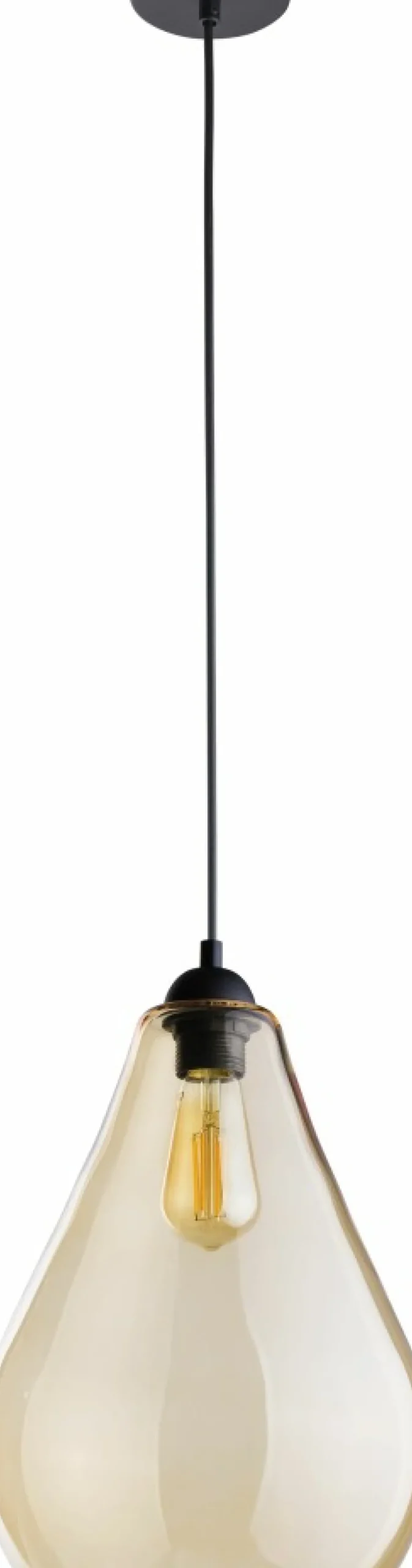 Sklep Kaja Żyrandol z bursztynowym kloszem TK 4322 FUENTE | Kaja Oświetlenie Shop