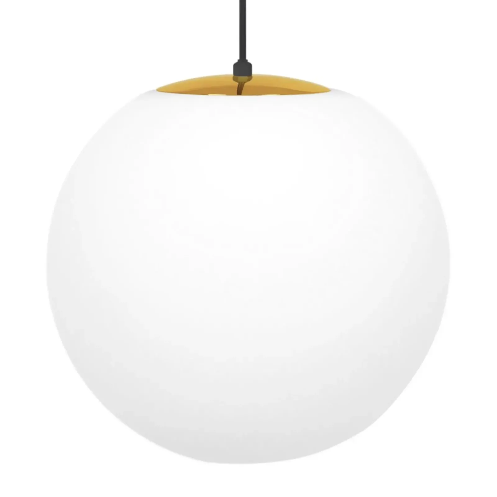 Sklep Kaja Żyrandol z dużym białym kloszem 30 cm K-4912 ISLA | Kaja Oświetlenie Shop