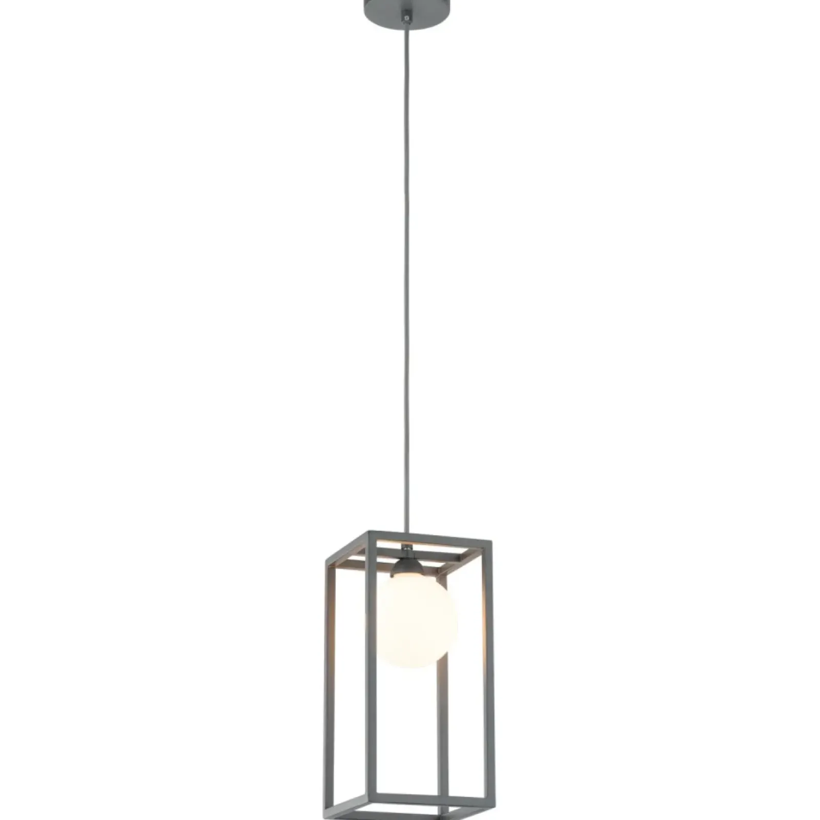 Sklep Kaja Żyrandol z geometryczną ramką MD-BR4367-D1 GR DAISY | Kaja Oświetlenie szary Shop