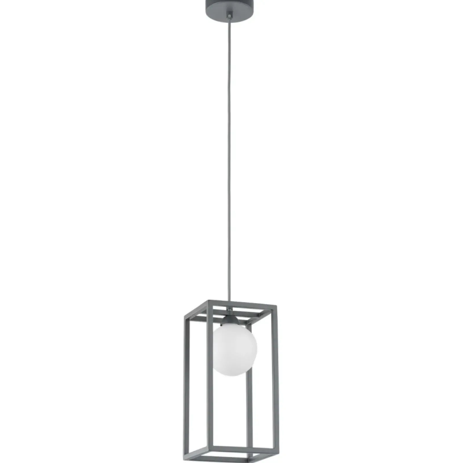 Sklep Kaja Żyrandol z geometryczną ramką MD-BR4367-D1 GR DAISY | Kaja Oświetlenie szary Shop