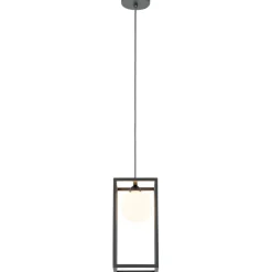 Sklep Kaja Żyrandol z geometryczną ramką MD-BR4367-D1 GR DAISY | Kaja Oświetlenie szary Shop