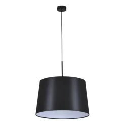 Sklep Kaja Żyrandol z klasycznym abażurem K-4350 REMI BLACK | Kaja Oświetlenie czarny Discount