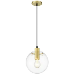 Sklep Kaja Żyrandol z kulą ⌀20cm do kuchni LP-004/1P S GD PUERTO | Kaja Clearance