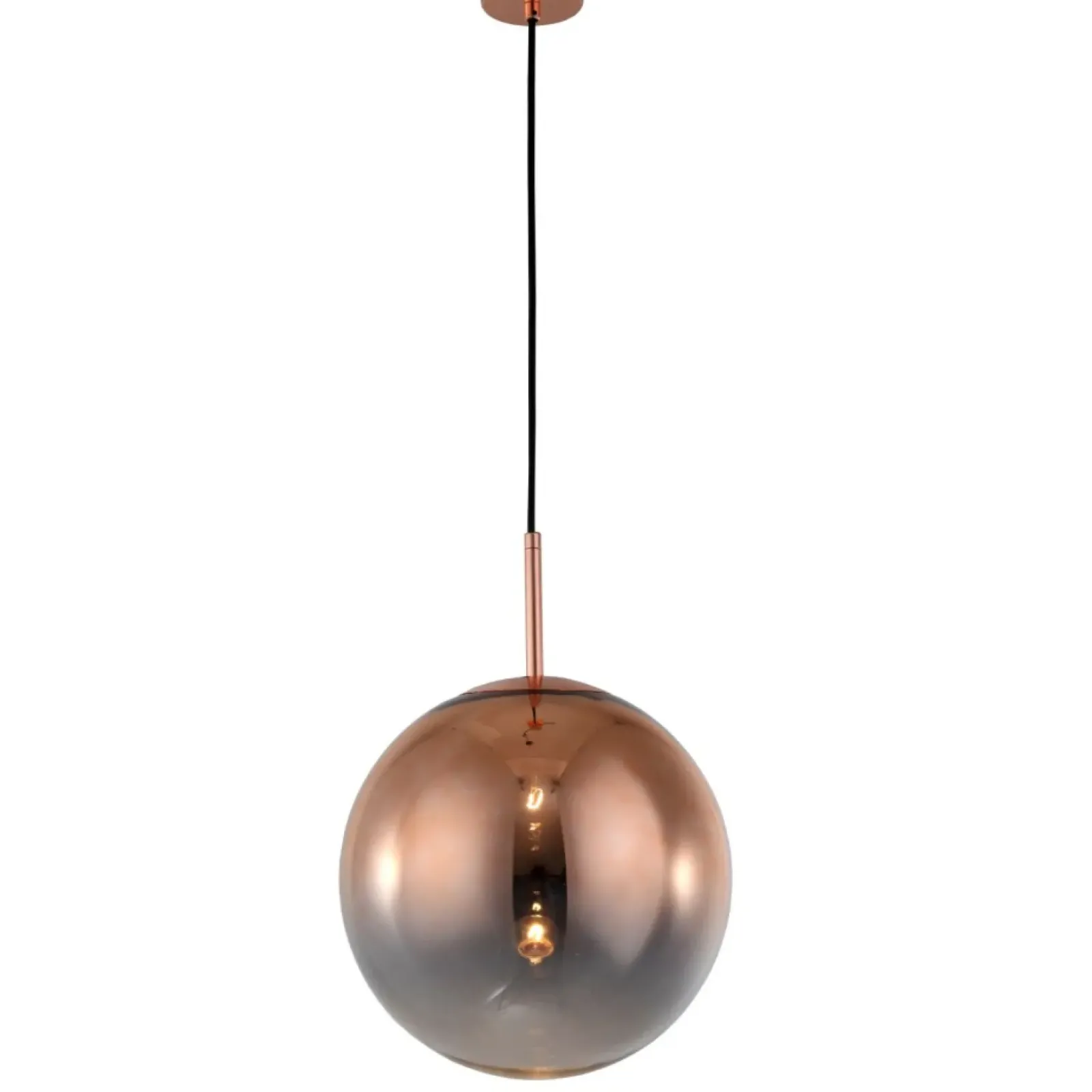 Sklep Kaja Żyrandol z miedzianym kloszem LP-2844/1P MI PALLA | Kaja Oświetlenie Outlet