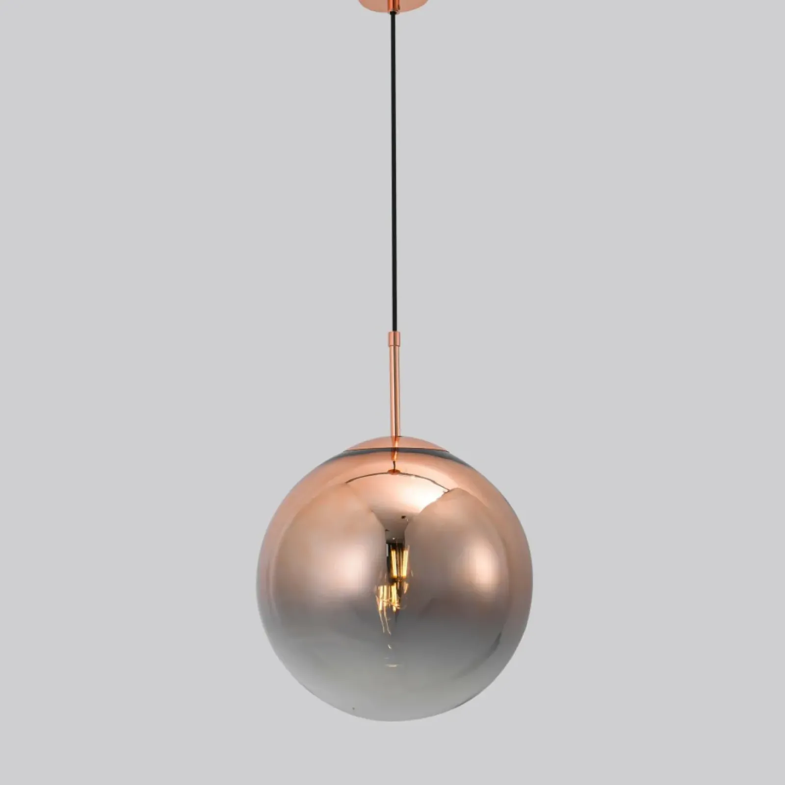 Sklep Kaja Żyrandol z miedzianym kloszem LP-2844/1P MI PALLA | Kaja Oświetlenie Outlet