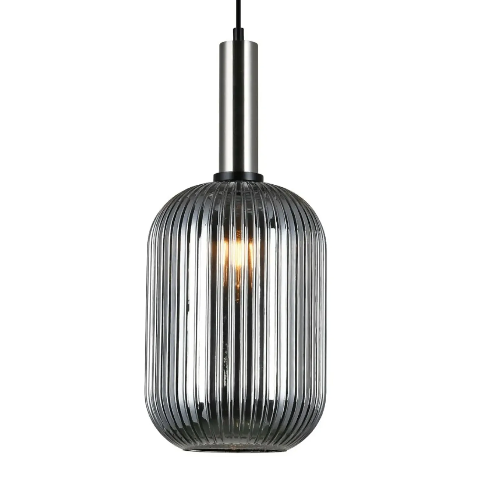 Sklep Kaja Żyrandol z ozdobnym kloszem PND-5588-1L-SC+SG ANTIOLA | Kaja Sale