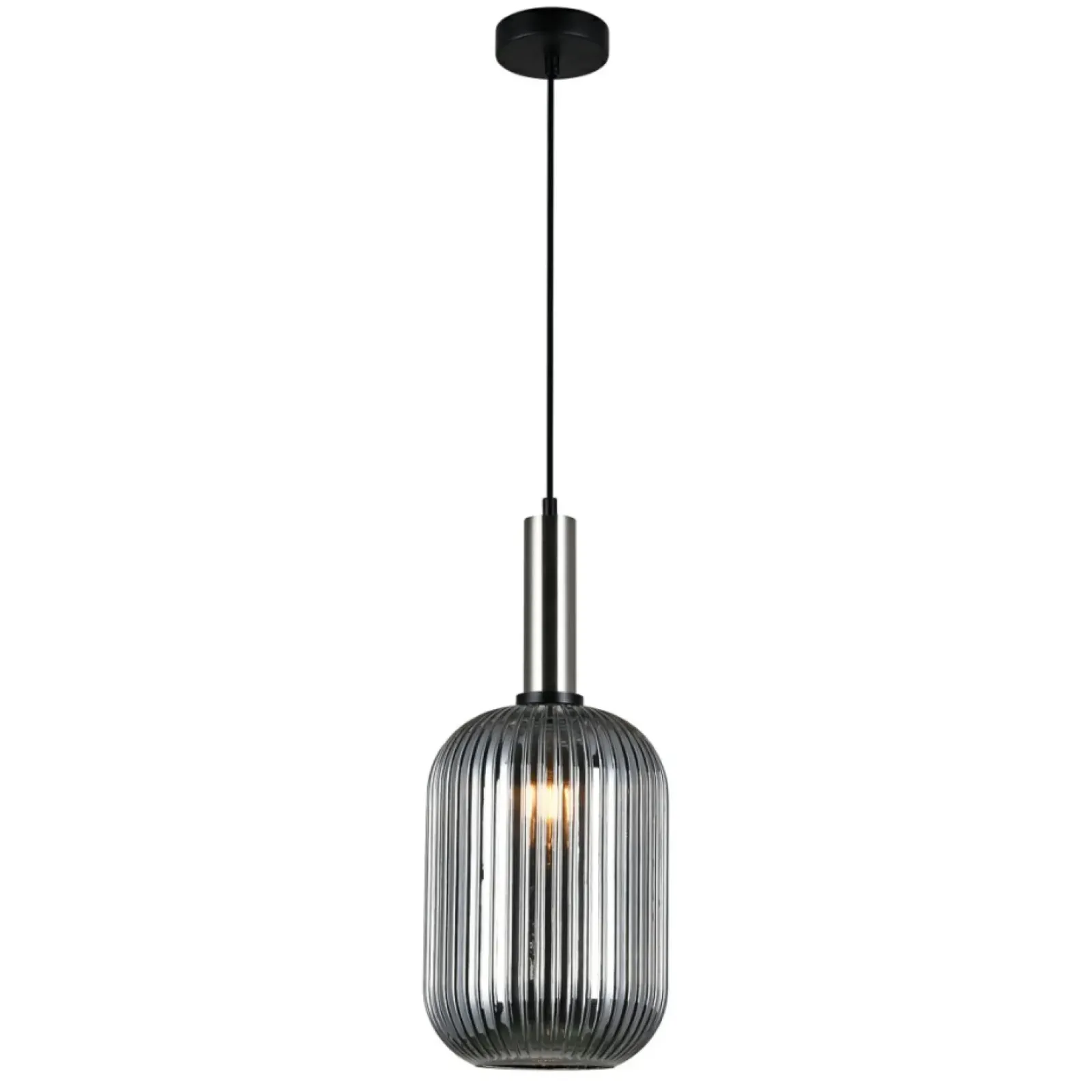 Sklep Kaja Żyrandol z ozdobnym kloszem PND-5588-1L-SC+SG ANTIOLA | Kaja Sale