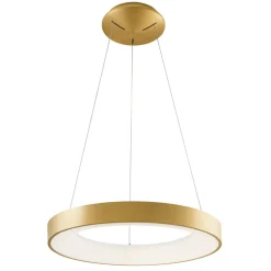 Sklep Kaja Żyrandol złota obręcz LED ⌀48cm 5304-840RP-GD-3 GIULIA | Kaja New