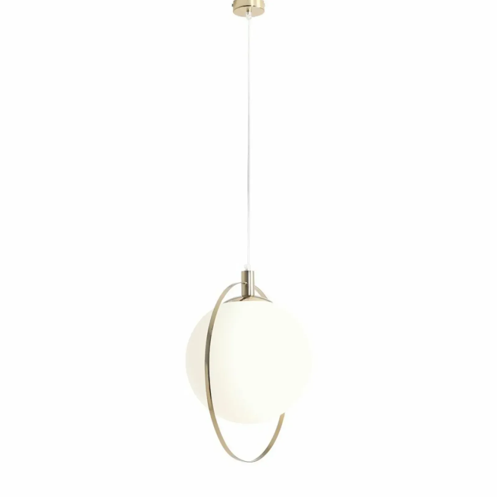 Sklep Kaja Żyrandol złoty z mlecznym kloszem do kuchni 1049G30 AURA | Kaja Zadzwońporabattel.783200183(8-16)/mailsklep@kaja.com.pl New