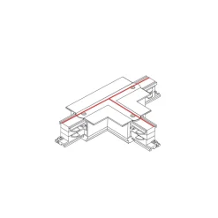 Sklep Kaja Złączka lewa podtynkowa 3-fazowa 8247 CTLS RECESSED CONNECTOR | Kaja* Szynoprzewody Podtynkowe