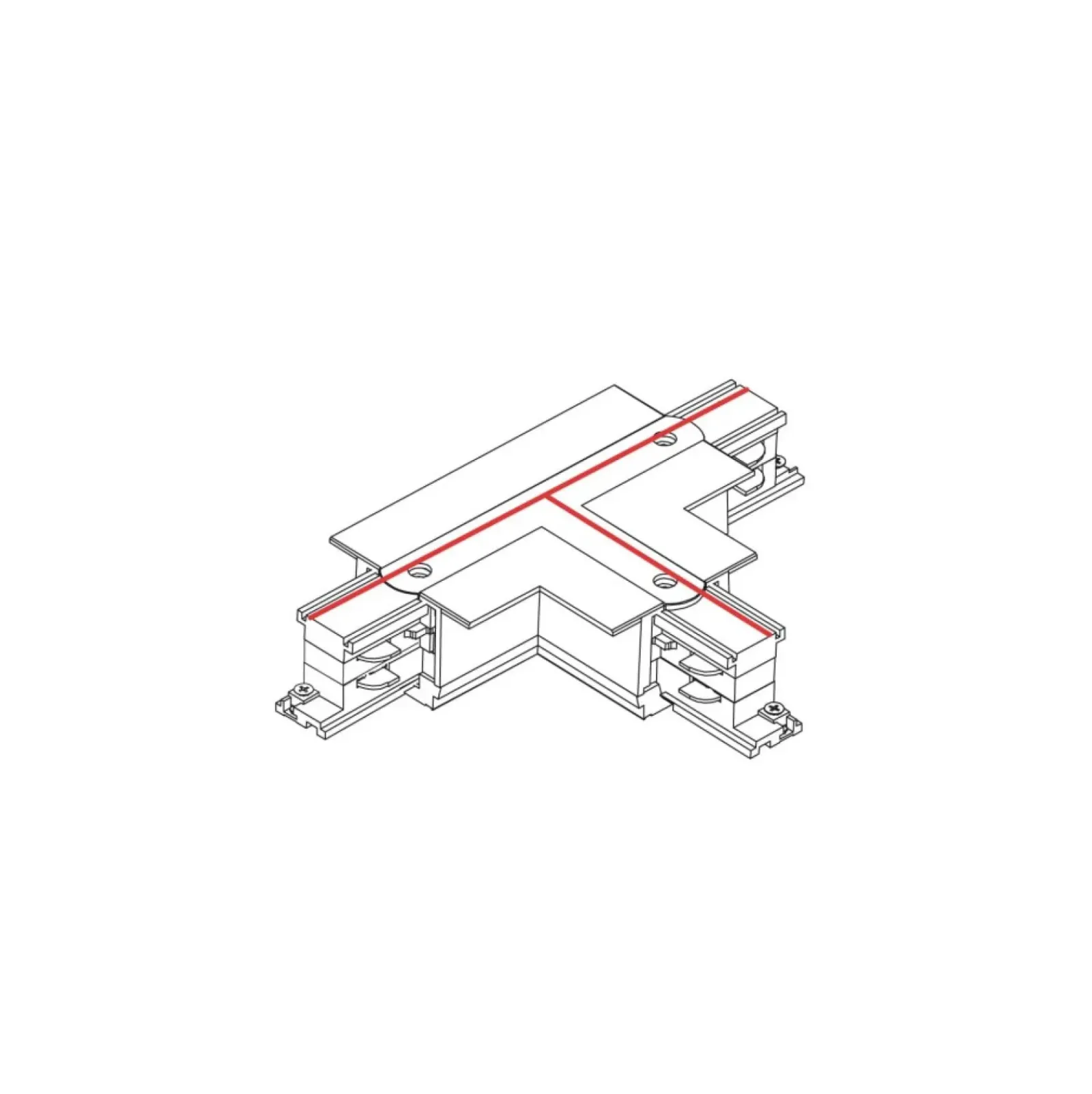 Sklep Kaja Złączka lewa podtynkowa 3-fazowa 8247 CTLS RECESSED CONNECTOR | Kaja* Szynoprzewody Podtynkowe