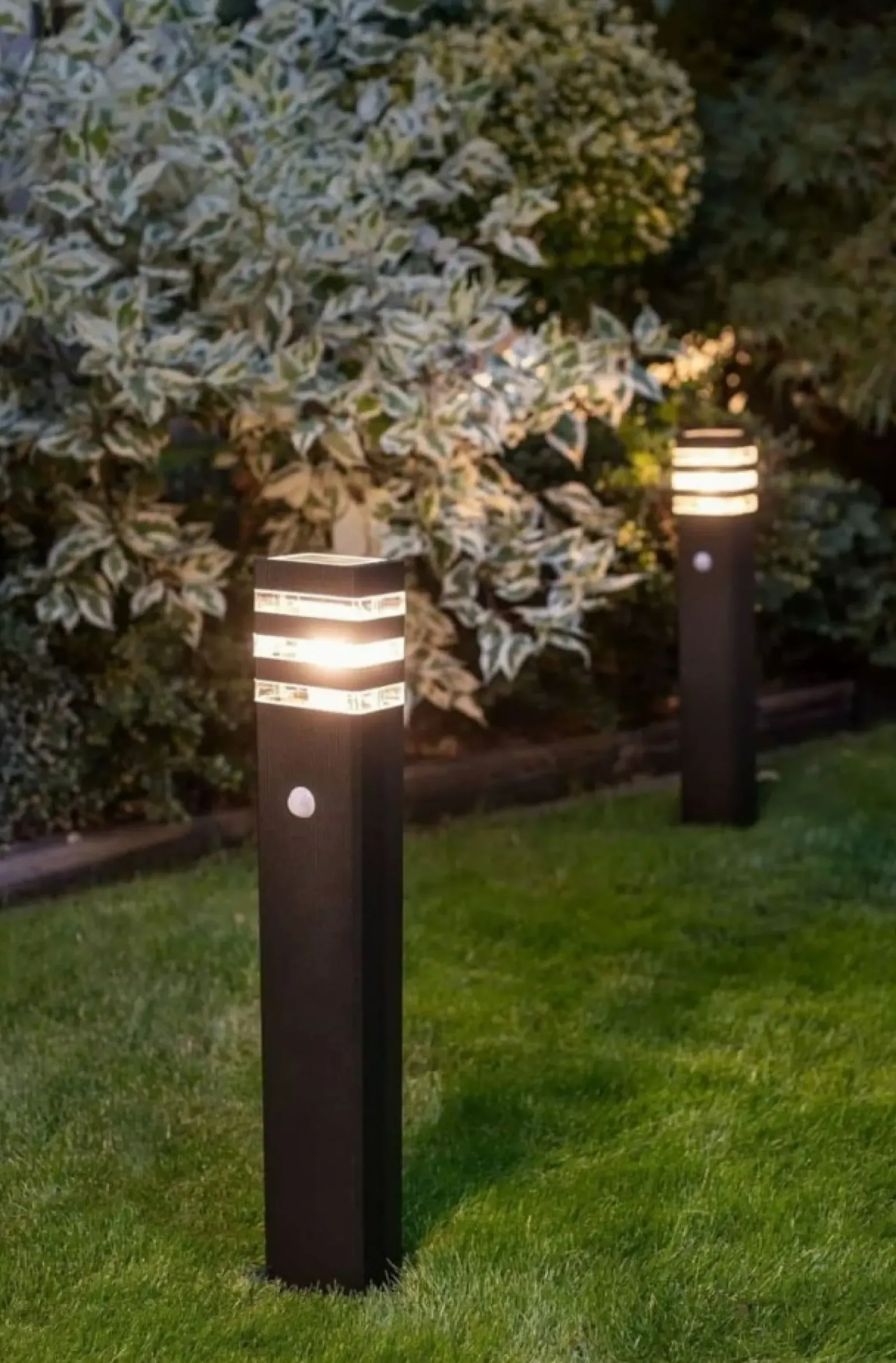 Sklep Kaja Zewnętrzna lampa ogrodowa z czujnikiem ruchu 9097 | Kaja Oświetlenie* Lampy Ogrodowe Stojące