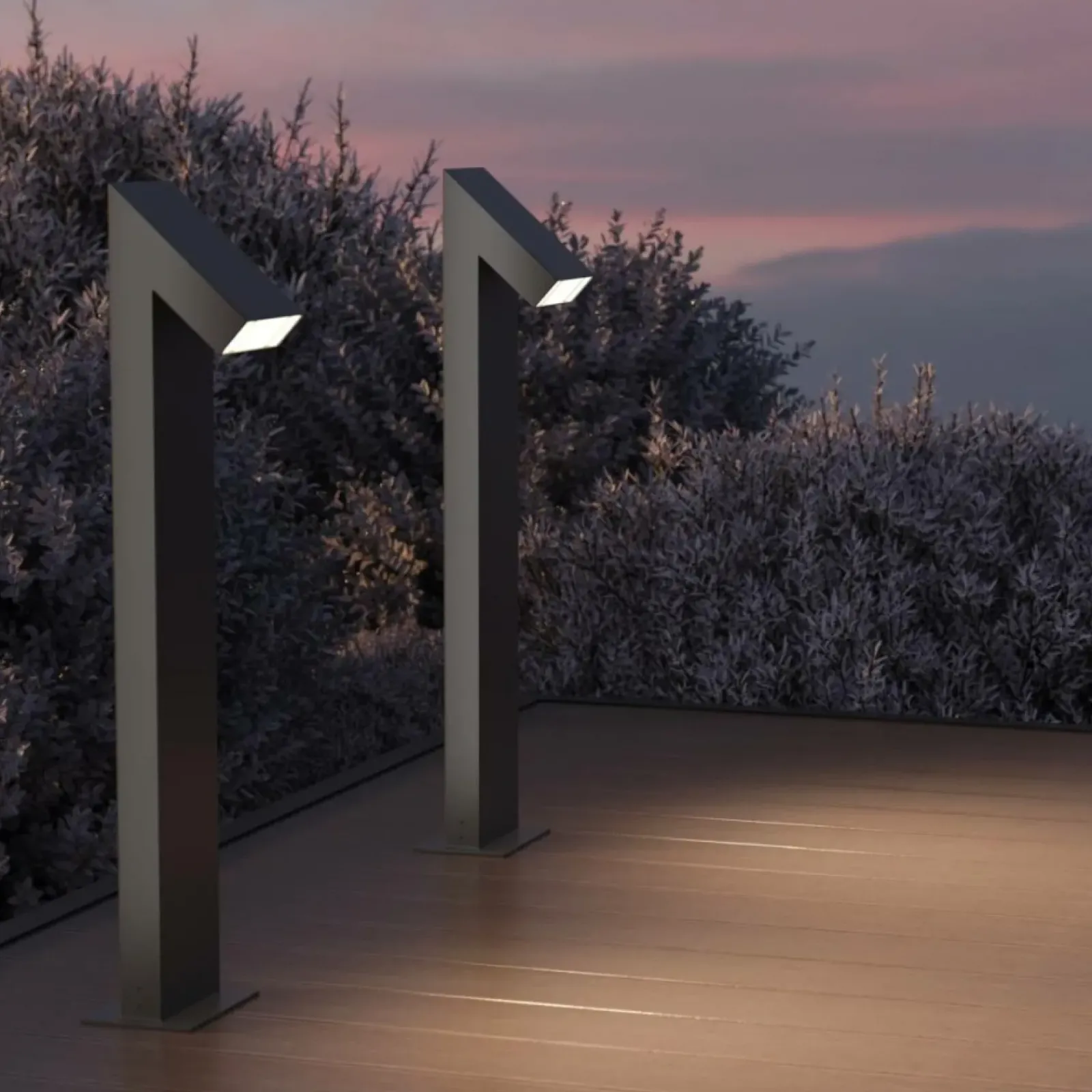 Sklep Kaja Zewnętrzna lampa stojąca, ledowa, moc 15W O592FL-L15GF3K z serii GUSS* Lampy Ogrodowe Stojące