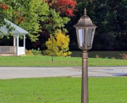 Sklep Kaja Zewnętrzna lampa stojąca retro K-6006A CZ/ZŁ LOZANA | Kaja Oświetlenie* Lampy Ogrodowe Stojące|Lampy Ogrodowe Stojące