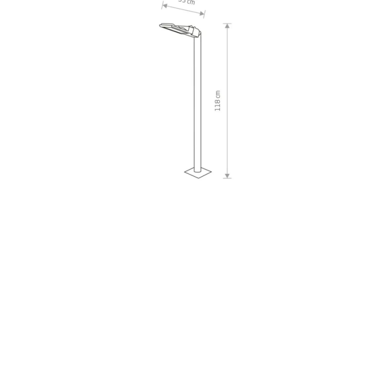 Sklep Kaja Zewnętrzna lampa stojąca ze zintegrowanym LED-em 9420 | Kaja* Lampy Ogrodowe Stojące