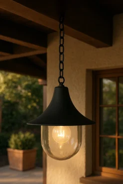 Sklep Kaja Zewnętrzna lampa wisząca na łańcuchu K-8131 CZ BOSTON | Kaja* Lampy Ogrodowe Wiszące