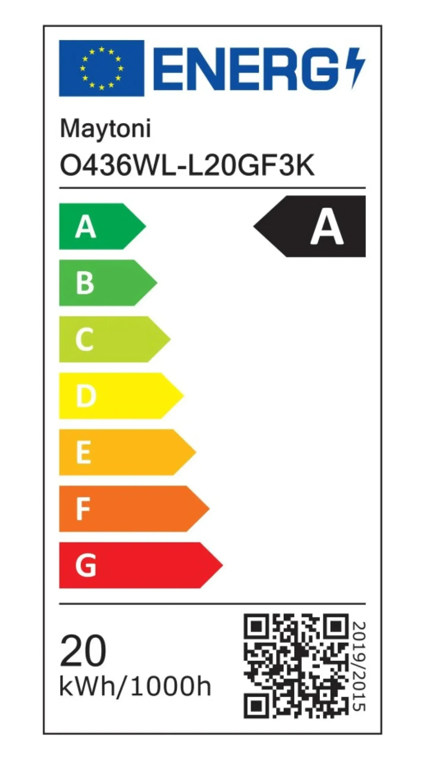 Sklep Kaja Zewnętrzny kinkiet ścienny, LED 20W O436WL-L20GF3K z serii BRICK* Kinkiety Ogrodowe