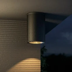 Sklep Kaja Zewnętrzny spot w kształcie tuby, lampa na taras O307CL-01B ROLL* Plafony Zewnętrzne
