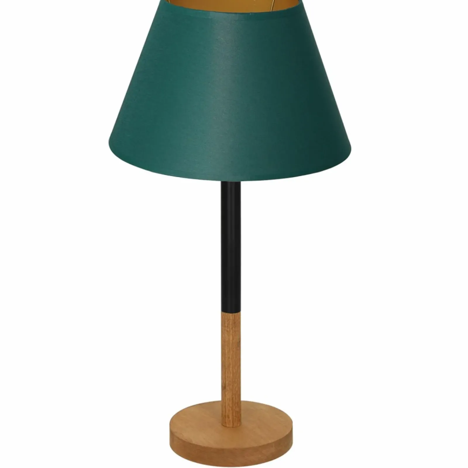 Sklep Kaja Zielona lampa stołowa, brązowa podstawka LX 3757 z serii TABLE LAMPS* Lampki Stołowe Z Abażurem|Tradycyjne Lampki Stołowe