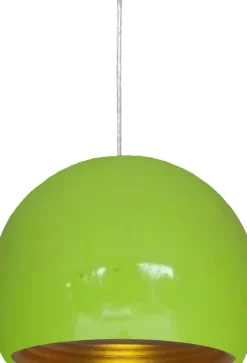 Sklep Kaja Zielona lampa wisząca ze złotym wnętrzem 31-15136 PICTOR | Kaja* Randole Tradycyjne