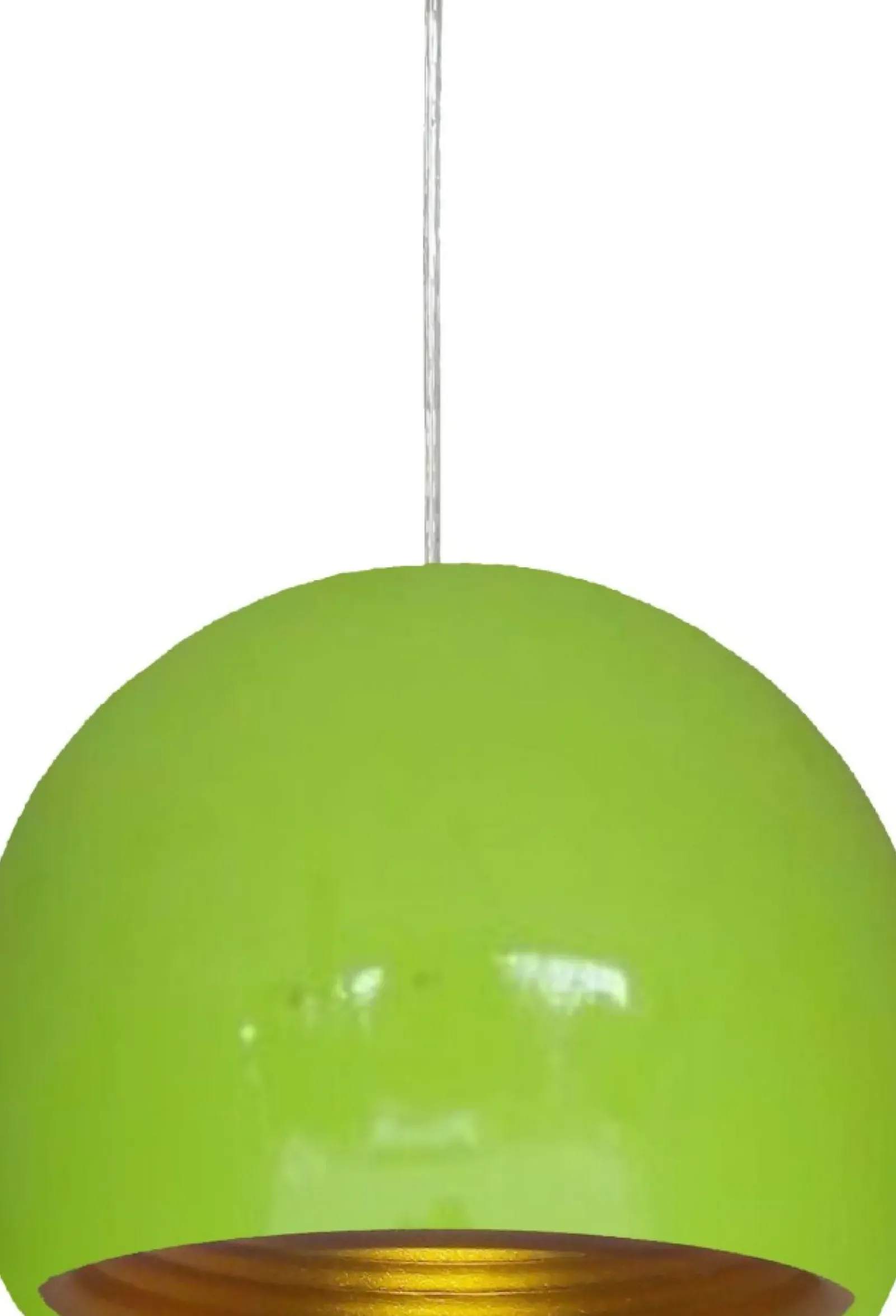 Sklep Kaja Zielona lampa wisząca ze złotym wnętrzem 31-15136 PICTOR | Kaja* Randole Tradycyjne