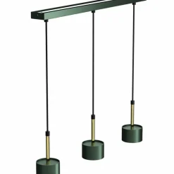 Sklep Kaja Zielona lampa ze złotymi elementami MLP7767 z serii ARENA | Kaja Oświetlenie Cheap