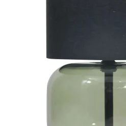 Sklep Kaja Zielona lampka z abażurem TB-63748-BL-GR DORME | Kaja Oświetlenie* Lampki Stołowe Z Abażurem|Nowoczesne Lampki Stołowe