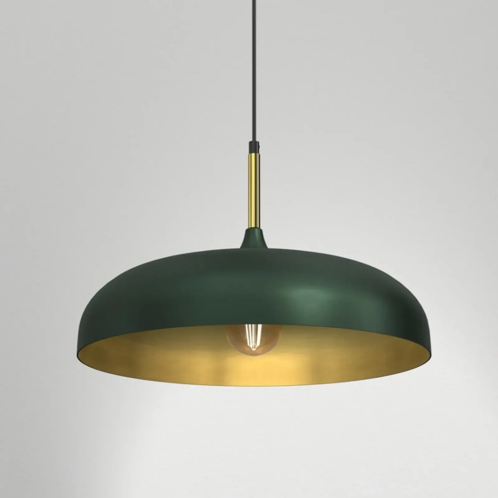 Sklep Kaja Zielono-złota lampa wisząca, metalowa MLP7900 z serii LINCOLN | Kaja Oświetlenie Cheap