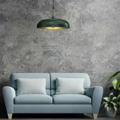 Sklep Kaja Zielono-złota lampa wisząca, metalowa MLP7900 z serii LINCOLN | Kaja Oświetlenie Cheap