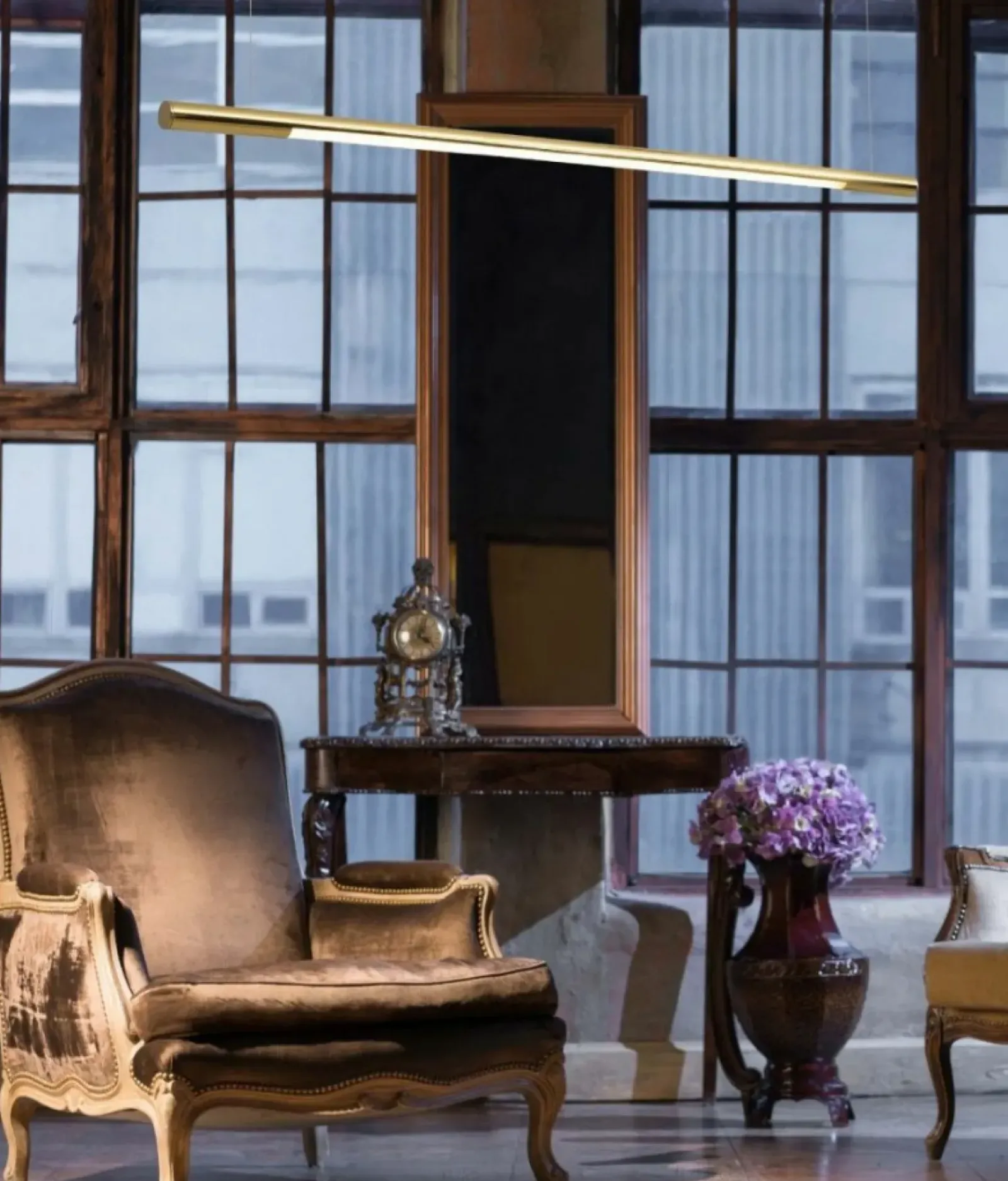 Sklep Kaja Złota, ściemnialna lampa nad stół 150cm MX P0360D ORGANIC P | Kaja Online
