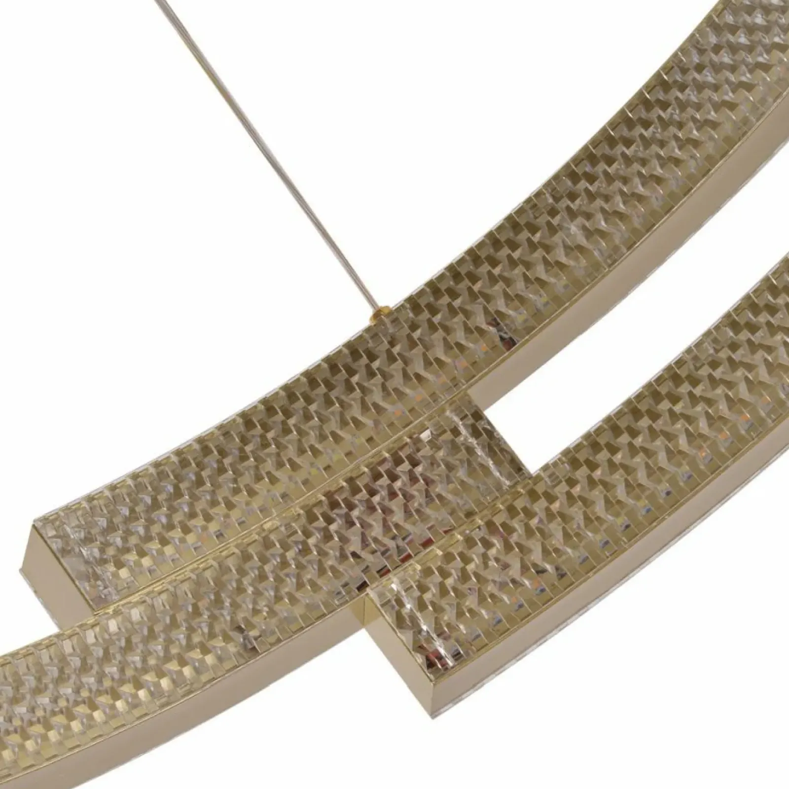 Sklep Kaja Złota, dekoracyjna lampa wisząca do salonu LP-1810/1P GD TARJA | Kaja Flash Sale