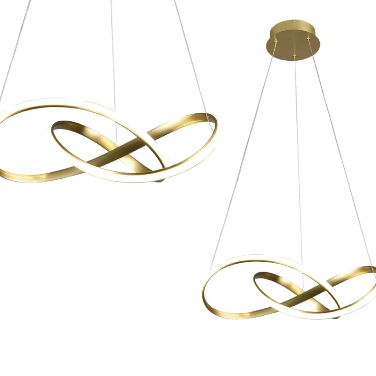 Sklep Kaja Złota, dekoracyjna lampa wisząca LED do salonu ML6772 CAPPIO | Kaja Outlet