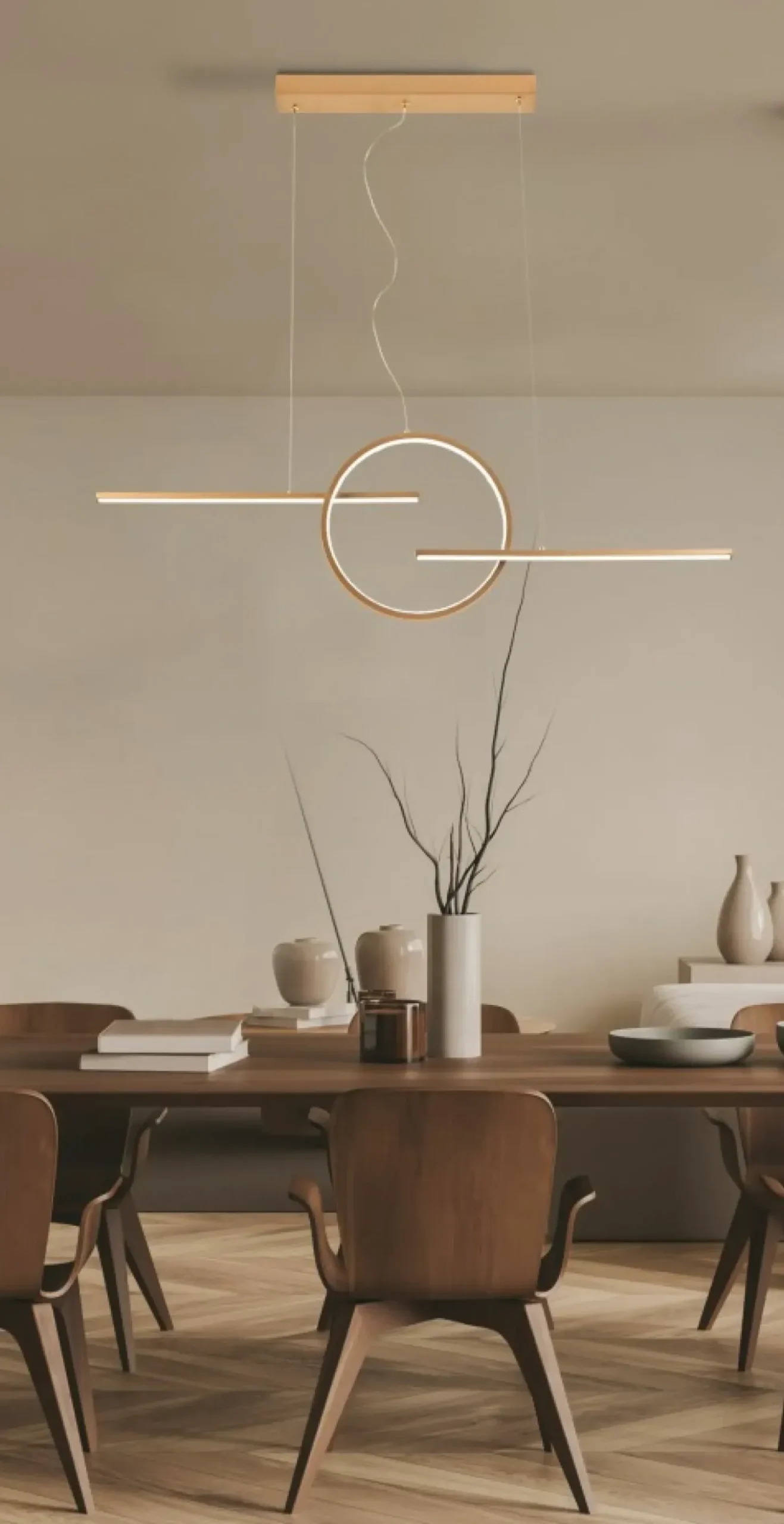 Sklep Kaja Złota, geometryczna lampa LED nad wyspę kuchenną AZ5258 LAUREN | Kaja złotopiaskowane Cheap