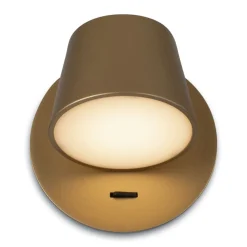 Sklep Kaja Złota lampa ścienna z włącznikiem MOD421WL-L6BS3K z serii PIXEL | Kaja* Lampy Led