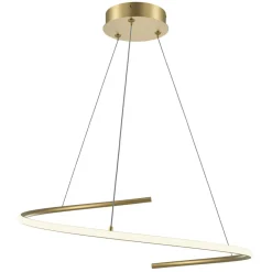 Sklep Kaja Złota lampa ledowa, kształt wstążki MOD242PL-L33BSK z serii CURVE Discount
