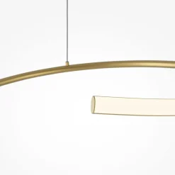 Sklep Kaja Złota lampa ledowa, kształt wstążki MOD242PL-L33BSK z serii CURVE Discount