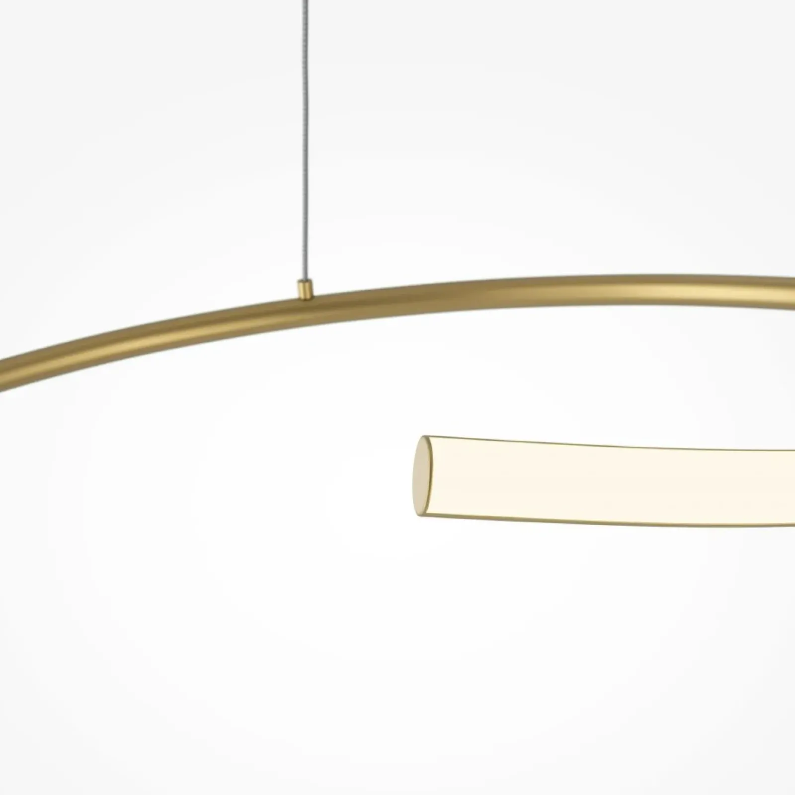 Sklep Kaja Złota lampa ledowa, kształt wstążki MOD242PL-L33BSK z serii CURVE Discount