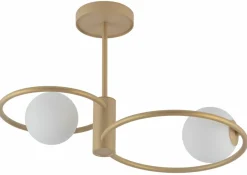 Sklep Kaja Złota lampa sufitowa do eleganckiej sypialni SIG 33464 z serii AQUA Clearance