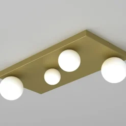 Sklep Kaja Złota lampa sufitowa do pokoju dziennego MLP8396 z serii BIBIONE | Kaja Oświetle Cheap