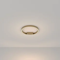 Sklep Kaja Złota lampa sufitowa, LED 25W MOD058CL-L25BS3K z serii RIM | Kaja* Plafony Nowoczesne|Lampy Led