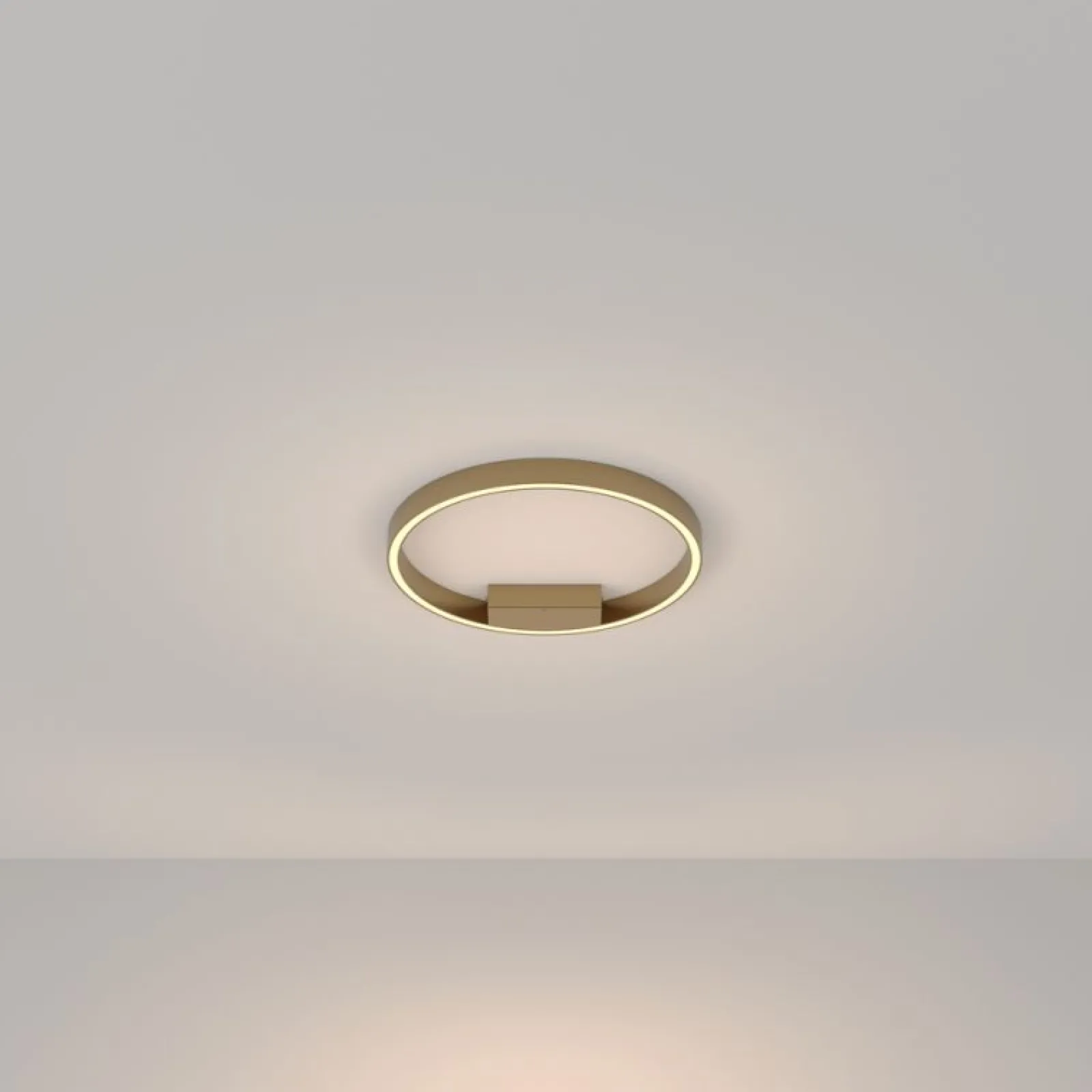 Sklep Kaja Złota lampa sufitowa, LED 25W MOD058CL-L25BS3K z serii RIM | Kaja* Plafony Nowoczesne|Lampy Led