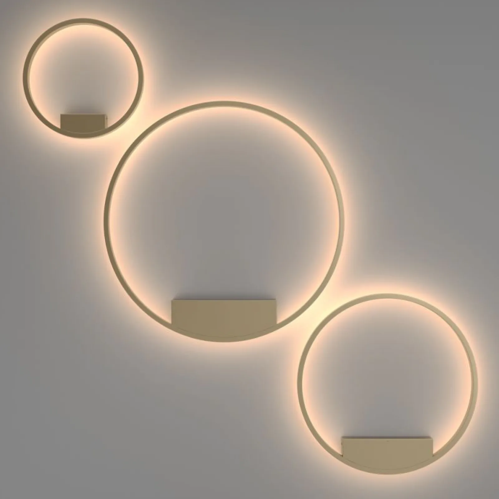 Sklep Kaja Złota lampa sufitowa, LED 25W MOD058CL-L25BS3K z serii RIM | Kaja* Plafony Nowoczesne|Lampy Led
