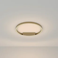 Sklep Kaja Złota lampa sufitowa, ledowy okrąg 37W MOD058CL-L35BS3K z serii RIM* Lampy Led|Plafony Nowoczesne
