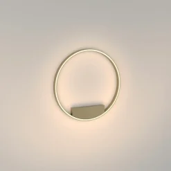 Sklep Kaja Złota lampa sufitowa, ledowy okrąg 37W MOD058CL-L35BS3K z serii RIM* Lampy Led|Plafony Nowoczesne