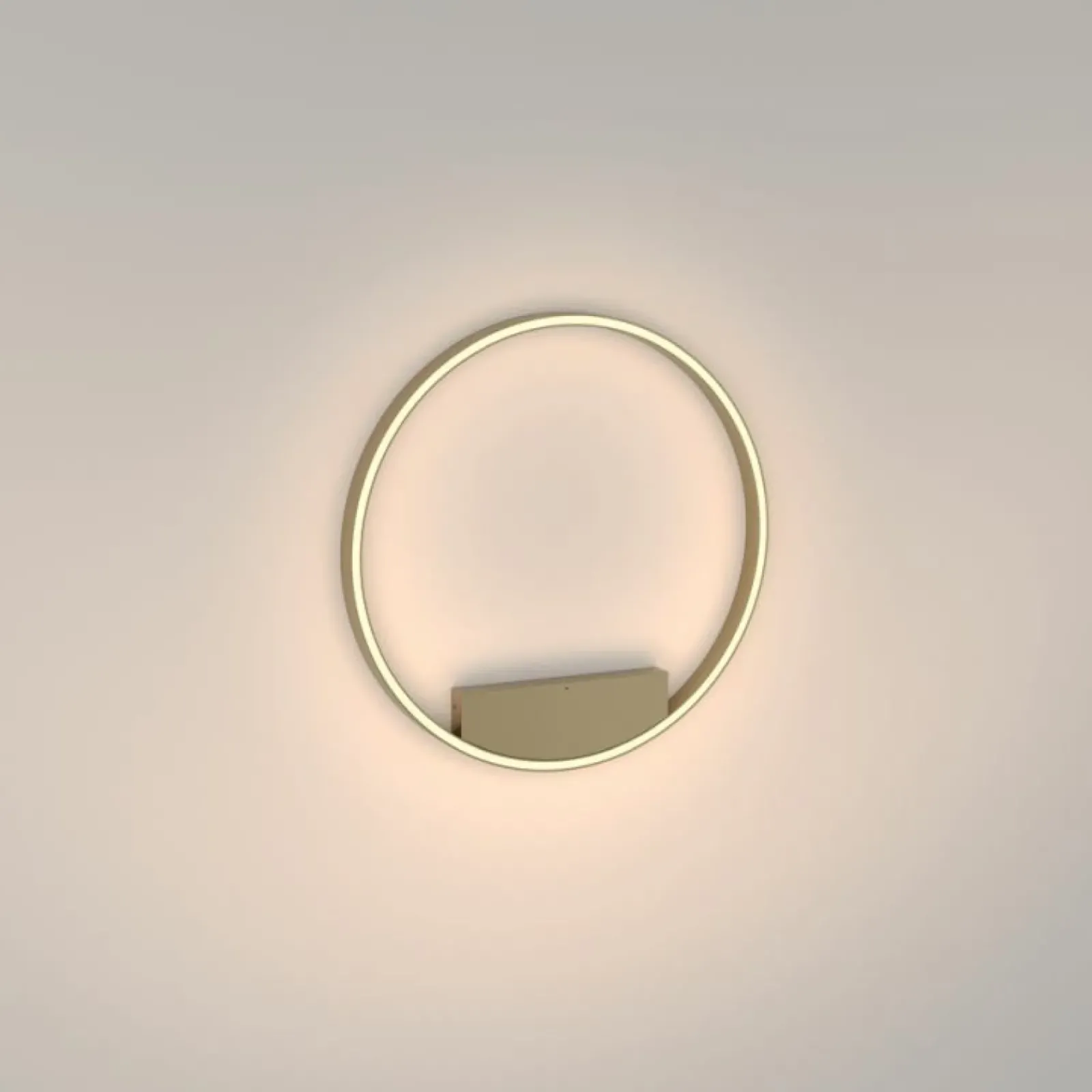 Sklep Kaja Złota lampa sufitowa, ledowy okrąg 37W MOD058CL-L35BS3K z serii RIM* Lampy Led|Plafony Nowoczesne