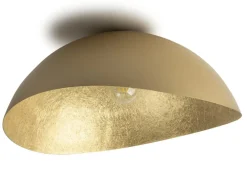 Sklep Kaja Złota lampa sufitowa, na jedną żarówkę SIG 40593 z serii SOLARIS* Plafony Nowoczesne
