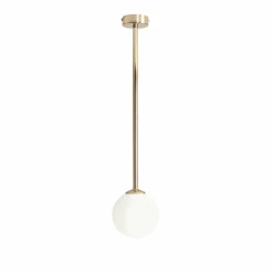 Sklep Kaja Złota lampa sufitowa z białym kloszem 1080PL_G30_M PINNE | Kaja Zadzwońporabattel.783200183(8-16)/mailsklep@kaja.com.pl Cheap