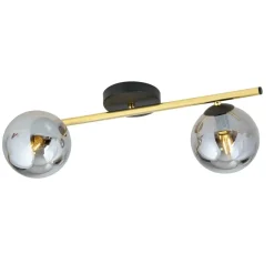 Sklep Kaja Złota lampa sufitowa z ciemnymi kloszami 1246/2 z serii SPLENDI | Kaja Best Sale